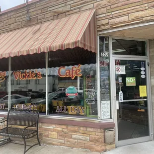 View from the street.