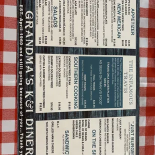 Updated menu prices  Previous listed sides are now up charged and listed  to be a meal
