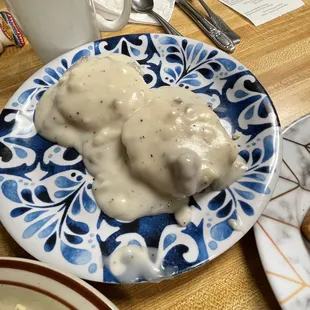 a plate of gravy