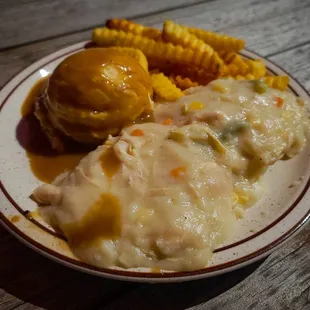 a plate of food