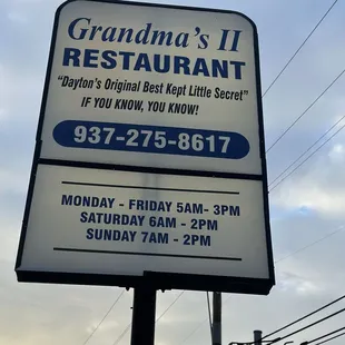 Sign Out Front