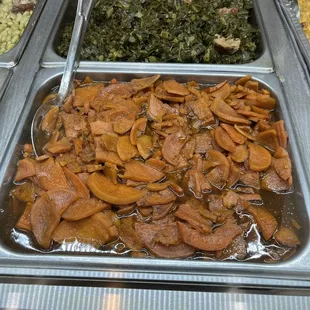 a variety of food items