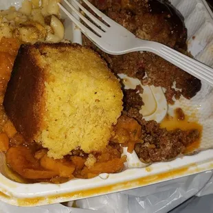 Burnt cornbread