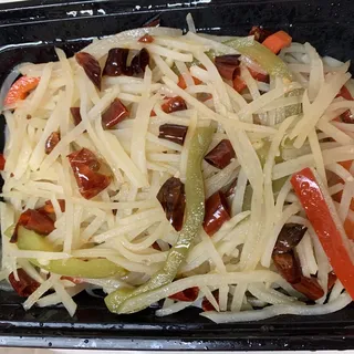 Sliced Potatoes with Spicy and Sour Sauce()