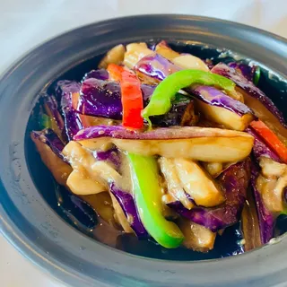 Sauteed Eggplants with Shrimp Paste