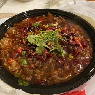 Boiled Fish Fillets/Beef in Chili Oil/