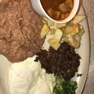 Truckers plate for the hungry customer! A little bit of EVERYTHING!