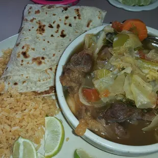 Small caldo de res. YUM!