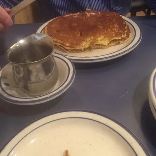 Pancakes...and my "slice" from them!!