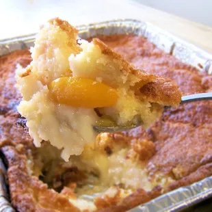 Made from scratch Peach Cobbler