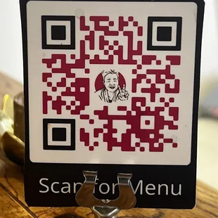 Menu 8/22 Qr code