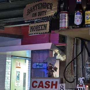 Noreen on duty - fyi Cash Only