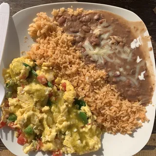 Huevos a la Mexicana Plate