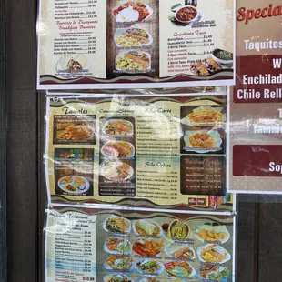 menu, sushi and sashimi