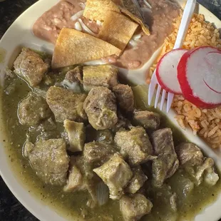 Chile Verde Plate