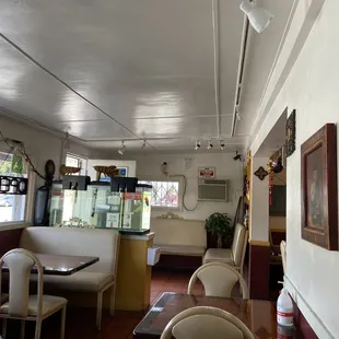 the interior of the restaurant