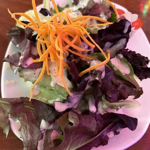 Complimentary salad