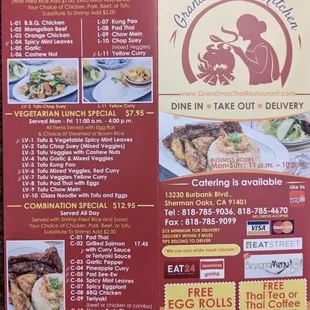 Their lunch specials