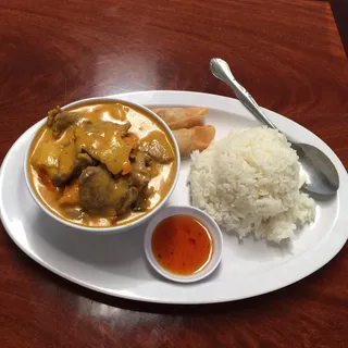 L-11. Yellow Curry Lunch Special