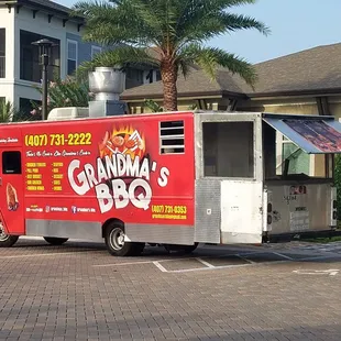 Look for the red truck!!