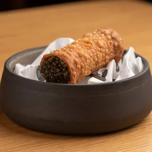 Caviar Cannoli