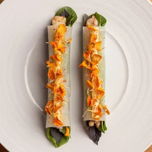 Grilled Scampi + Basil Hand Roll