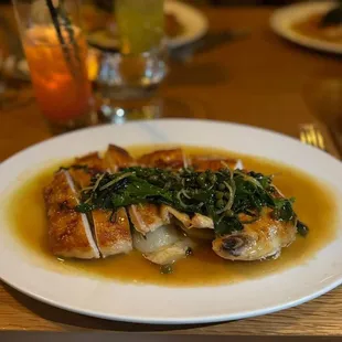 ChickenPiccata+Fennel+SpigarelloCapers+confitLemon-This chicken preparation was so delicious-easily1of the Top10chicken dishes i've ever had