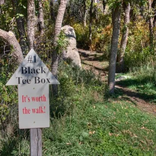 Gotta hike to get to #1 teebox