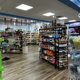 the inside of the store