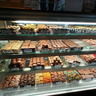 a variety of chocolates