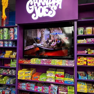 a display of candy
