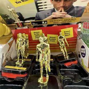Micheal Scott's Dundie Awards from the Office.