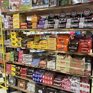 One of dozens of candy displays