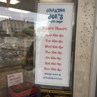 Store hours