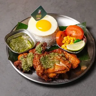 Chicken Cutlet with Fried Chicken