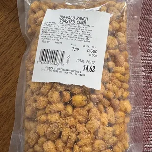 Buffalo ranch corn nuts