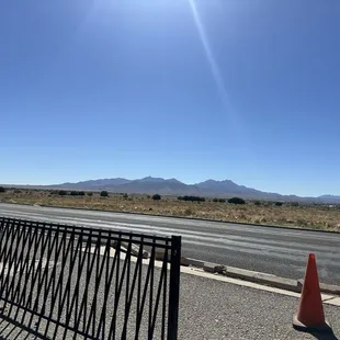 View from outdoor patio