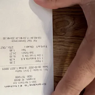 Not bad price for the amount of food you get