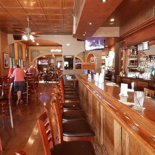 Bar and restaurant from the south windows.