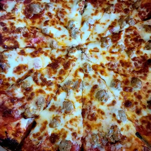 Pepperoni &amp; Sausage with Extra Cheese!