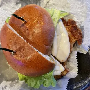 Pork Tenderloin Sandwich. Yummy