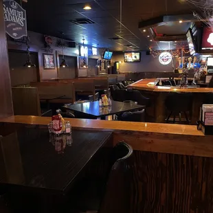 Sit at a booth and enjoy.