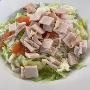Tossed Salad with Turkey.