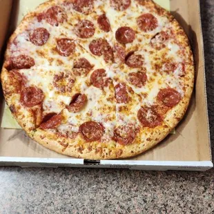 Pepperoni pizza