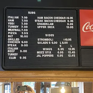 More menu