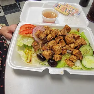 Chicken Greek Salad!