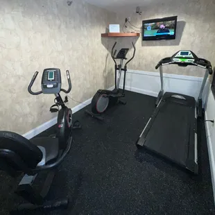 Fitness room was great for any workout I wanted to accomplish.