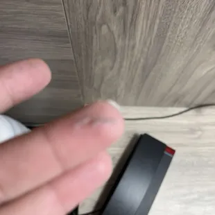 More dust  on top of head rest