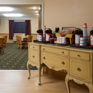 Seattle's Best Coffee available to our guests 24 hours a day.