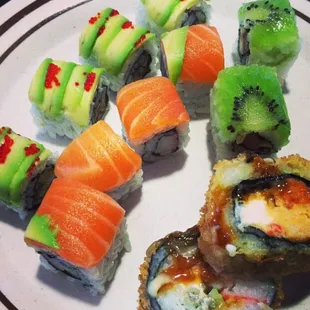 food, sushi and sashimi, sushi, sashimi